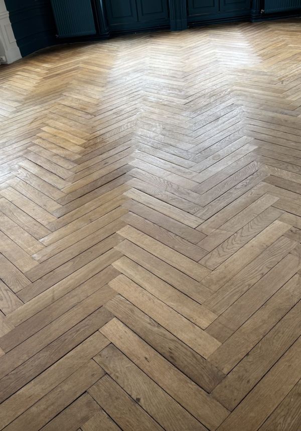 Parquet ancien – Rénovation d'un point de Hongrie